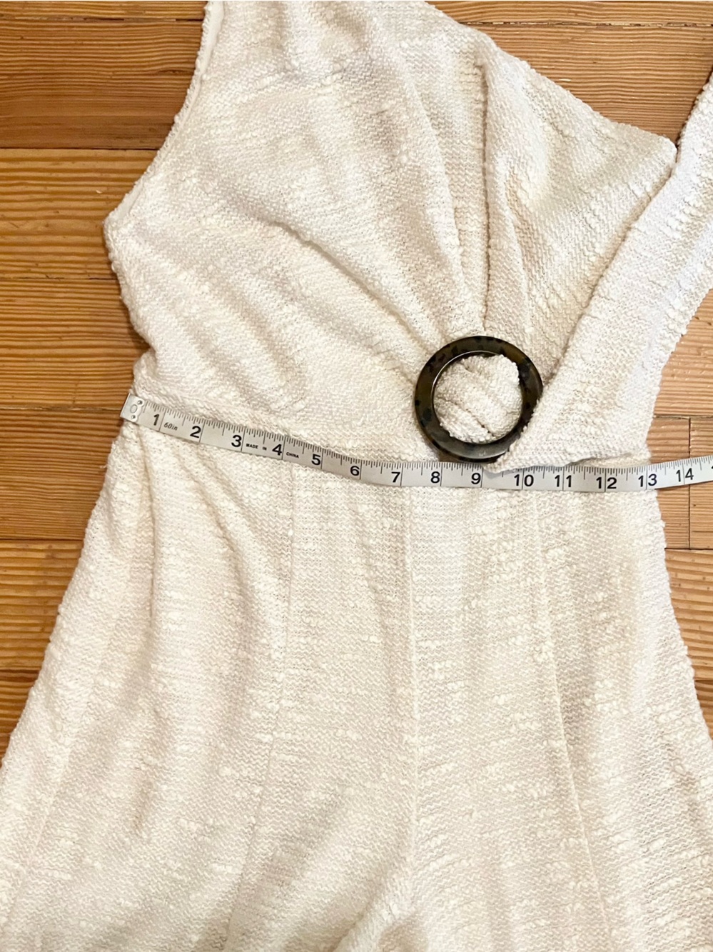 NWOT Shona Joy Ortiz Jumpsuit in Cream Sz 2 - Picture 9 of 15